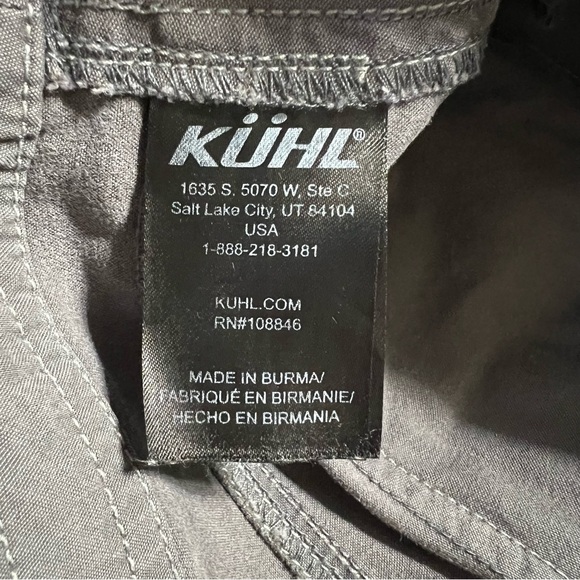 Kuhl Splash 11” Bermuda Cargo Shorts Shadow Gray size 6 - Picture 8 of 10